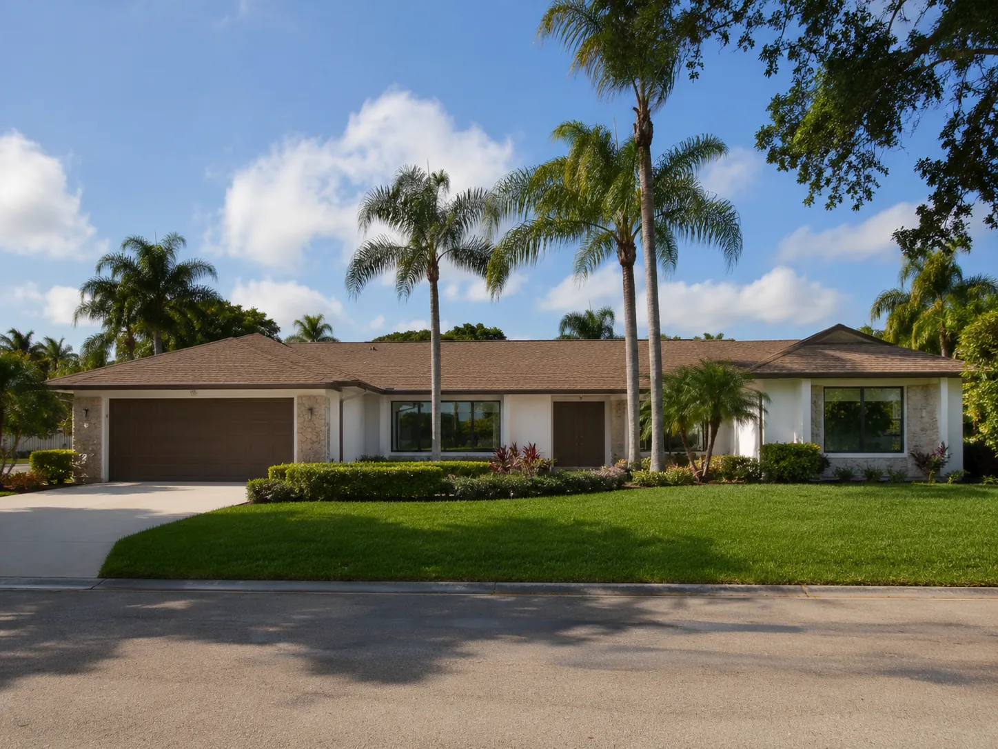 Exterior of the 1978 Stuart single-story Florida home